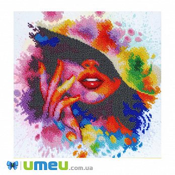 Схема для виш. бісером VDV, Жіночий портрет Т-1262, 25х25 см (SXM-027897)