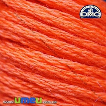 Мулине DMC 0608 Ярко оранжевый, 8 м (DMC-005918)