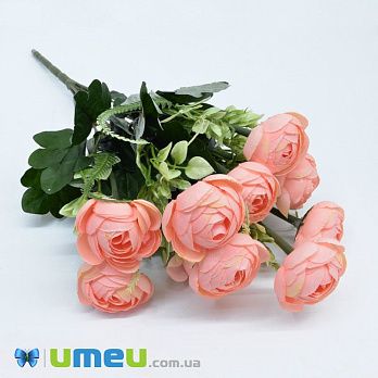 Букет півонії, 42 см, Кораловий (DIF-044950)