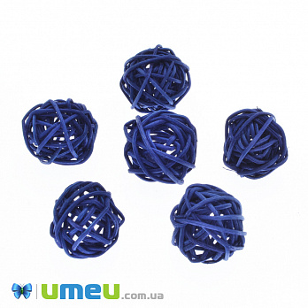Куля з ротанга, 25 мм, Синій (DIF-042900)