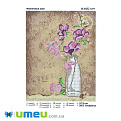 Схема для выш. бисером Юма, Фиолетовые маки, 25х19 см (UPK-048346)