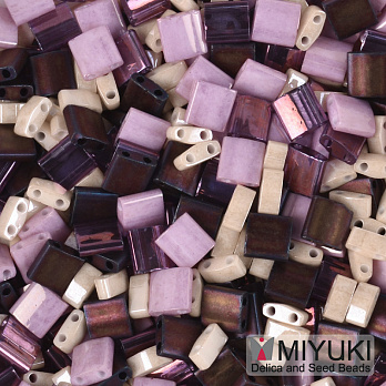 Бісер японський Miyuki TILA №mix17, Бузковий (BIS-051200)