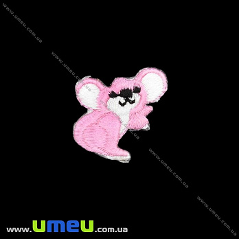 Термоаплікація дитяча Мишка, 3х2,5 см (APL-027742)