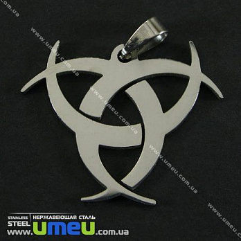 [Архів] Підвіска з нержавіючої сталі Око Одіна, 38х32 мм (POD-002175)