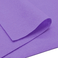 Фетр мягкий 1,3 мм, 30х30 см, Сиреневый (FLT-039186)