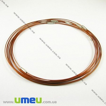 Основа для кольє Чокер, Помаранчева, 44 см (OSN-000648)