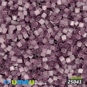 Бісер чеський Сатин 11/0, №25041, Аметистовий (BIS-043784)