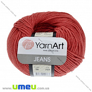 Пряжа YarnArt Jeans 50 г, 160 м, Червона 26, 1 моток (YAR-025304)
