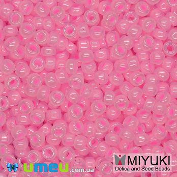 Бісер японський Miyuki круглий RR 11/0 №518, Рожевий (BIS-045632)