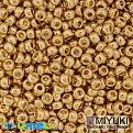 Бисер японский Miyuki круглый RR 8/0 №191, Позолота 24 kt (BIS-049838)