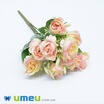 Букет троянд, 33 см, Персиковий (DIF-044845)