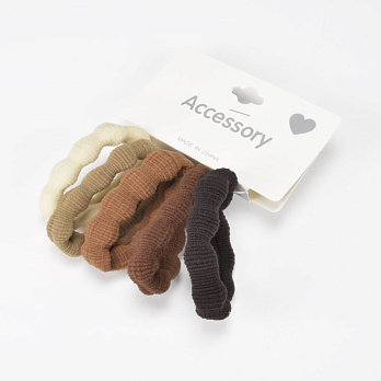 Резинки для волосся, 45 мм, Мікс коричневий (OSN-062275)