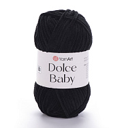 Пряжа YarnArt Dolce Baby 50 г, 85 м, Черная 742 (YAR-061633)