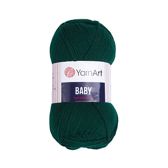 Пряжа YarnArt Baby 50 г, 150 м, Изумрудная 590, 1 моток (YAR-056279)