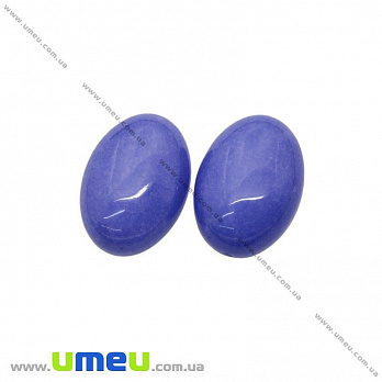 Кабошон нат. камінь Нефрит синій, Овал, 18х13 мм (KAB-025954)