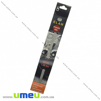 Спиці шкарпеткові металеві Pony (Індія), 1,25 мм, 20 см (YAR-035155)