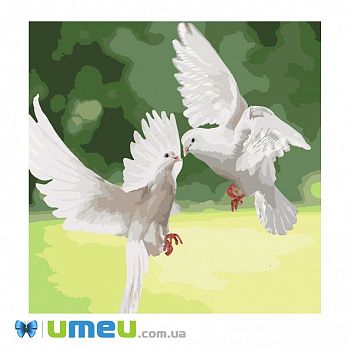[Архив] Картина по номерам Идейка Белоснежные голуби КН04149, 40х40 см, 1 набор (SXM-038728)