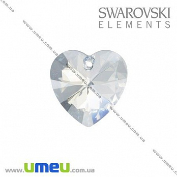 Подвеска Swarovski 6228 Blue Shade, 10 мм, Сердце, 1 шт (POD-005637)