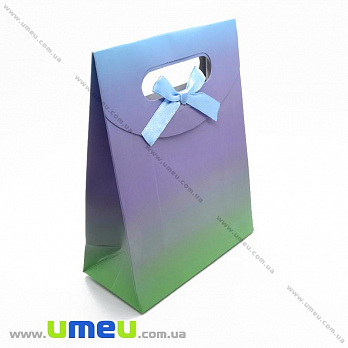 Подарочный пакет на липучке, Разноцветный, 16х12х6 см, 1 шт (UPK-014777)
