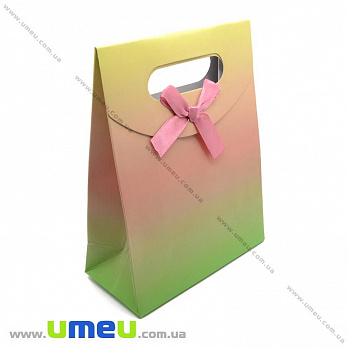 Подарочный пакет на липучке, Разноцветный, 16х12х6 см, 1 шт (UPK-014778)