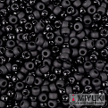 Бисер японский Miyuki круглый RR 8/0 №mix109, Черный (BIS-055974)