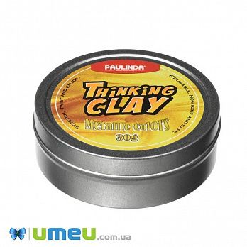 Умный пластилин Paulinda Thinking Clay Металик 30г (медь) (DIF-043404)