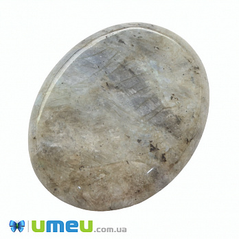 Кабошон нат. камінь Лабрадорит, Овал, 40,2 х30,2 мм (KAB-050577)