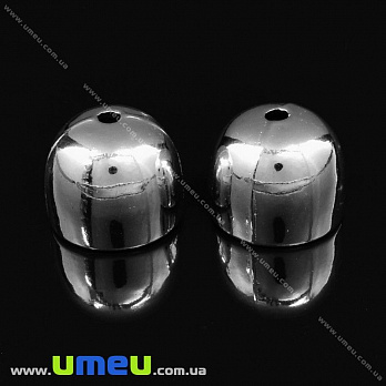 [Архів] Ковпачок металевий, 16х13 мм, Світле срібло (OBN-031809)