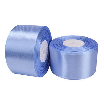 Атласна стрічка, 50 мм, Блакитна (LEN-052776)