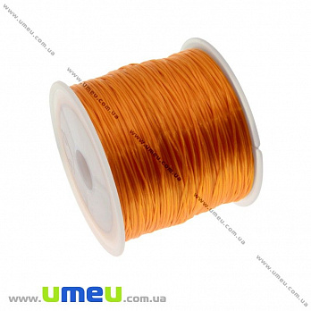 Леска эластичная волокнистая, 0,6 мм, Оранжевая, 1 м (LES-012738)