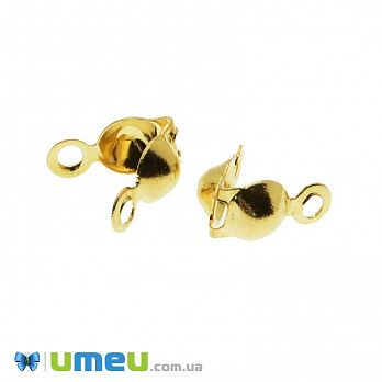 Каллоти, 8х4 мм, Золото (ZAG-042126)