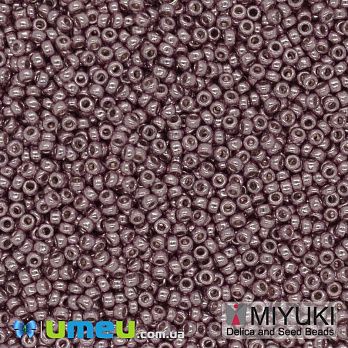 Бисер японский Miyuki круглый RR 15/0 №4218, Duracoat Galvanized, Пыльная роза (BIS-045882)