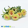 Букет роз с ромашками, 30 см, Желтый, 1 шт (DIF-044801)