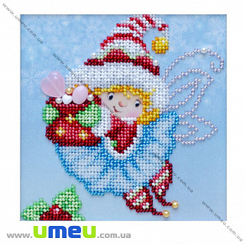 Набір для вишивання бісером VDV, Новорічне свято ТН-1091, 13х13 см (SXM-034722)
