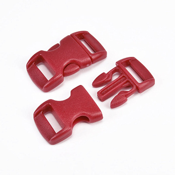 Фастекс пластиковий, 10 мм, Червоний (SEW-061870)