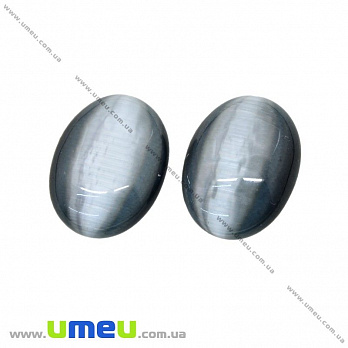 Кабошон нат. камінь Улексит, Овал, 14х10 мм (KAB-031749)