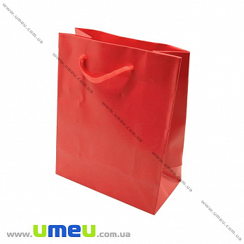 Подарунковий пакет, 14х11,5х6 см, Червоний (UPK-019052)