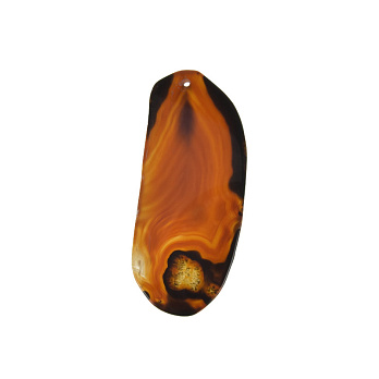 Срез Агата, Коричневый, 68х29 мм (POD-022090)