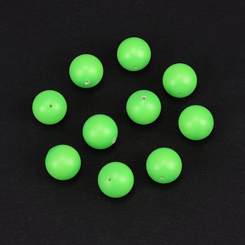 Бусины Swarovski 5810 Neon Green Pearl, 10 мм (BUS-009883)