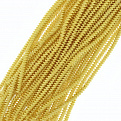 Канитель фигурная зиг-заг 4 мм, Золотистая, уп (30 см) (KNT-051875)