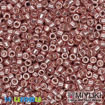 Бісер японський Miyuki Delica 11/0 DB2503, Duracoat Galvanized, Рожевий (BIS-045495)