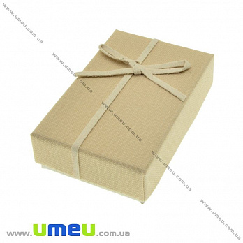 Подарункова коробочка Прямокутна, 8х5х2,5 см, Бежева (UPK-023125)
