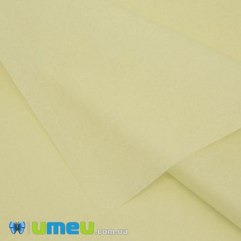 Бумага тишью, Кремовая, 65х50 см, 1 лист (UPK-039599)