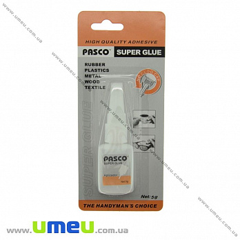 Супер клей PASCO в тюбику, 5 мл (INS-020282)