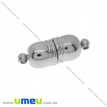 Замок магнітний, 22х8 мм, Темне срібло (ZAM-032293)