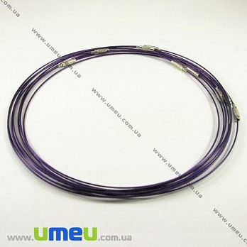 Основа для кольє Чокер, Фіолетова, 44 см (OSN-000644)