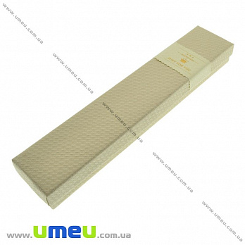 Подарункова коробочка Прямокутна, 21х4х2,5 см, Кремова (UPK-023194)