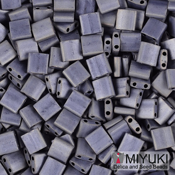 Бісер японський Miyuki TILA №2002, 5х5 мм, Сірий матовий (BIS-053209)