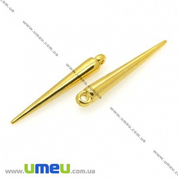 [Архів] Підвіска пластикова Шип, Золото, 33х5 мм (POD-008218)