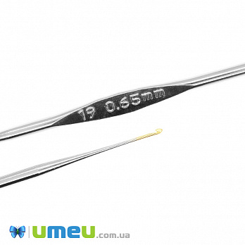 Крючок для вязания стальной Tulip (Япония), 0,65 мм, 1 шт (YAR-043319)